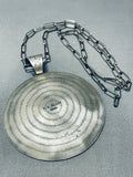 The Best Vintage Native American Navajo Hand Carved Micro Detail Sterling Silver Basket Necklace-Nativo Arts