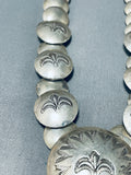 Authentic Vintage Native American Navajo Sterling Silver Necklace-Nativo Arts