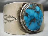 Best Emma Lincoln Vintage Native American Navajo Morenci Turquoise Sterling Silver Bracelet-Nativo Arts