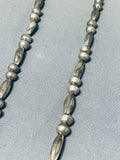 Newsworthy Vintage Native American Zuni Turquoise Sterling Silver Cross Necklace-Nativo Arts