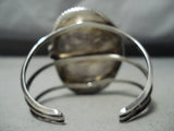 Huge Old Morenci Turquoise Vintage Native American Navajo Sterling Silver Bracelet-Nativo Arts