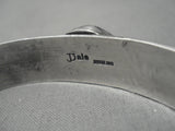 Fabulous Vintage Native American Navajo Pilot Mountain Turquoise Sterling Silver Bracelet-Nativo Arts