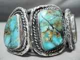 Museum Vintage Native American Navajo Royston Turquoise Sterling Silver Bracelet Old-Nativo Arts