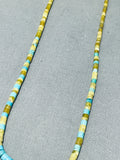 One of The Most Unique Vintage Santo Domingo Turquoise Heishi Necklace-Nativo Arts