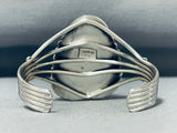Pat Yazzie Native American Navajo Honeybee Jasper Sterling Silver Bracelet Signed-Nativo Arts