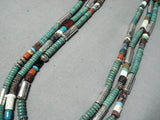 One Of Best Ever Vintage Native American Navajo Authentic Thomas Singer Sterling Silver Necklace-Nativo Arts
