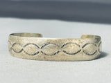 Wonderful Vintage Native American Navajo Sterling Silver Bracelet-Nativo Arts
