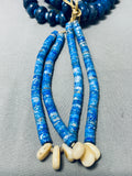 The Most Unique Vintage Santo Domingo Lapis Heishi Jacla Necklace-Nativo Arts