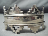 Tremendous Navajo Sterling Silver Bracelet Native American-Nativo Arts
