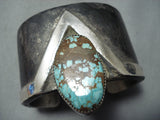 245 Gram San Felipe 8 Turquoise Sterling Silver Bracelet Native American-Nativo Arts