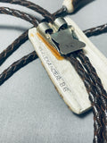 Hand Carved Vintage Native American Bolo Tie-Nativo Arts