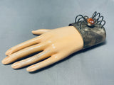 Spider Agate Vintage Southwest Sterling Silver Bracelet Cuff Old-Nativo Arts
