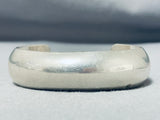 Amazing Vintage Native American Navajo Sterling Silver Bracelet Kirk Smith Signed-Nativo Arts