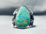 Jake Francosa San Felipe Royston Turquoise Sterling Silver Ring-Nativo Arts