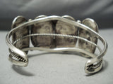 Opulent Vintage Native American Navajo Old Sleeping Beauty Turquoise Sterling Silver Bracelet-Nativo Arts
