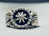 One Of The Most Unique Vintage Native American Navajo Wheel Sterling Silver Ring-Nativo Arts