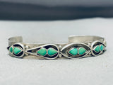 Gorgeous Vintage Native American Navajo Royston Turquoise Sterling Silver Bracelet-Nativo Arts