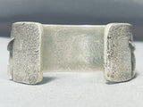 One Of The Most Unique Vintage Native American Navajo Sterling Silver Bracelet-Nativo Arts