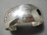 Electrifying Vintage Native American Navajo Sterling Silver Bracelet Old-Nativo Arts