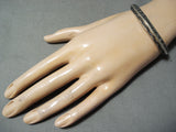 Sunny Reeves Vintage Navajo Sterling Silver Bracelet Native American Old-Nativo Arts