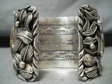 Huge Grizzly Native American Royston Turquoise Sterling Silver Bracelet-Nativo Arts