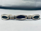 Very Important Vintage Native American Navajo Kenneth Begay Sterling Silver Bracelet-Nativo Arts