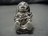Museum Vintage Huge Storyteller Sterling Silver Native American Navajo Vintage Ring-Nativo Arts