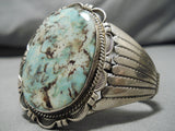 Best Vintage Native American Navajo Dry Creek Turquoise Sterling Silver Bracelet-Nativo Arts