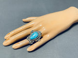Advanced Silver Work Vintage Native American Navajo Signed Sterling Silver Ring-Nativo Arts