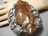 Best Real Authentic Amber Sterling Silver Native American Bracelet-Nativo Arts