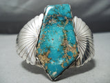 Astonishing Vintage Native American Navajo Royston Turquoise Sterling Silver Bracelet-Nativo Arts