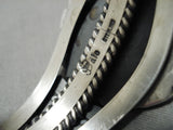 Important Native American Navajo Jeanette Dale Turquoise Sterling Silver Bracelet-Nativo Arts