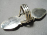 Native American Huge Heavy High Grade #8 Turquoise Sterling Silver Martinez Ring-Nativo Arts
