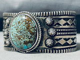 Extraordinary E Bill Native American Navajo 8 Turquoise Sterling Silver Bracelet-Nativo Arts