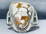 The Best Jo Tso White Agate Vintage Native American Navajo Sterling Silver Bracelet-Nativo Arts