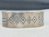 Outstanding Vintage Native American Laguna Sterling Silver Bracelet-Nativo Arts