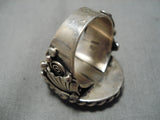 Amazing Vintage Native American Sterling Silver John Begay Ring-Nativo Arts