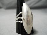 Advanced Technique!! Vintage Hopi Native American Sterling Silver Dome Ring-Nativo Arts