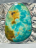 Major Intricacy Native American Turquoise Sterling Silver Bracelet-Nativo Arts