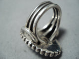 Stunning Vintage Native American Navajo Damale Turquoise Sterling Silver Ring-Nativo Arts