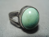 Very Old Vintage Native American Navajo Royston Turquoise Sterling Silver Ring-Nativo Arts