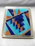 One Of The Best Vintage Native American Navajo Tommy Jackson Turquoise Sterling Silver Ring-Nativo Arts