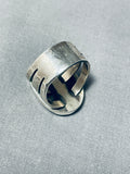 Rare Turquoise Gilbert Sterling Silver Native American Ring-Nativo Arts