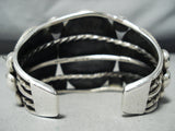 Best Native American Navajo Rick Martinez Royston Turquoise Sterling Silver Bracelet-Nativo Arts