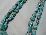 Quality Chunky Nugget Vintage Navajo Native American Necklace Old-Nativo Arts