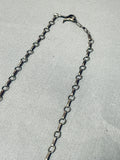 Grand Huge Vintage Native American Navajo Turquoise Sterling Silver Necklace-Nativo Arts