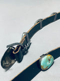 Superior Vintage Native American Navajo Royston Turquoise Sterling Silver Concho Belt For Links-Nativo Arts