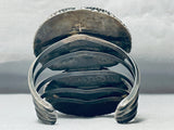 185 Gram Monster Mens Vintage Native American Navajo Turquoise Sterling Silver Bracelet-Nativo Arts