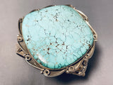 Best Vintage Native American Navajo Ben Begaye Spiderweb Turquoise Sterling Silver Bracelet-Nativo Arts