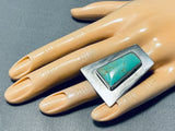 Jake Francosa San Felipe Royston Turquoise Sterling Silver Ring-Nativo Arts